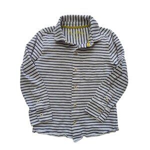 Mini Boden Shirt Boy Stripes Nautical 5/6 yrs Button Up